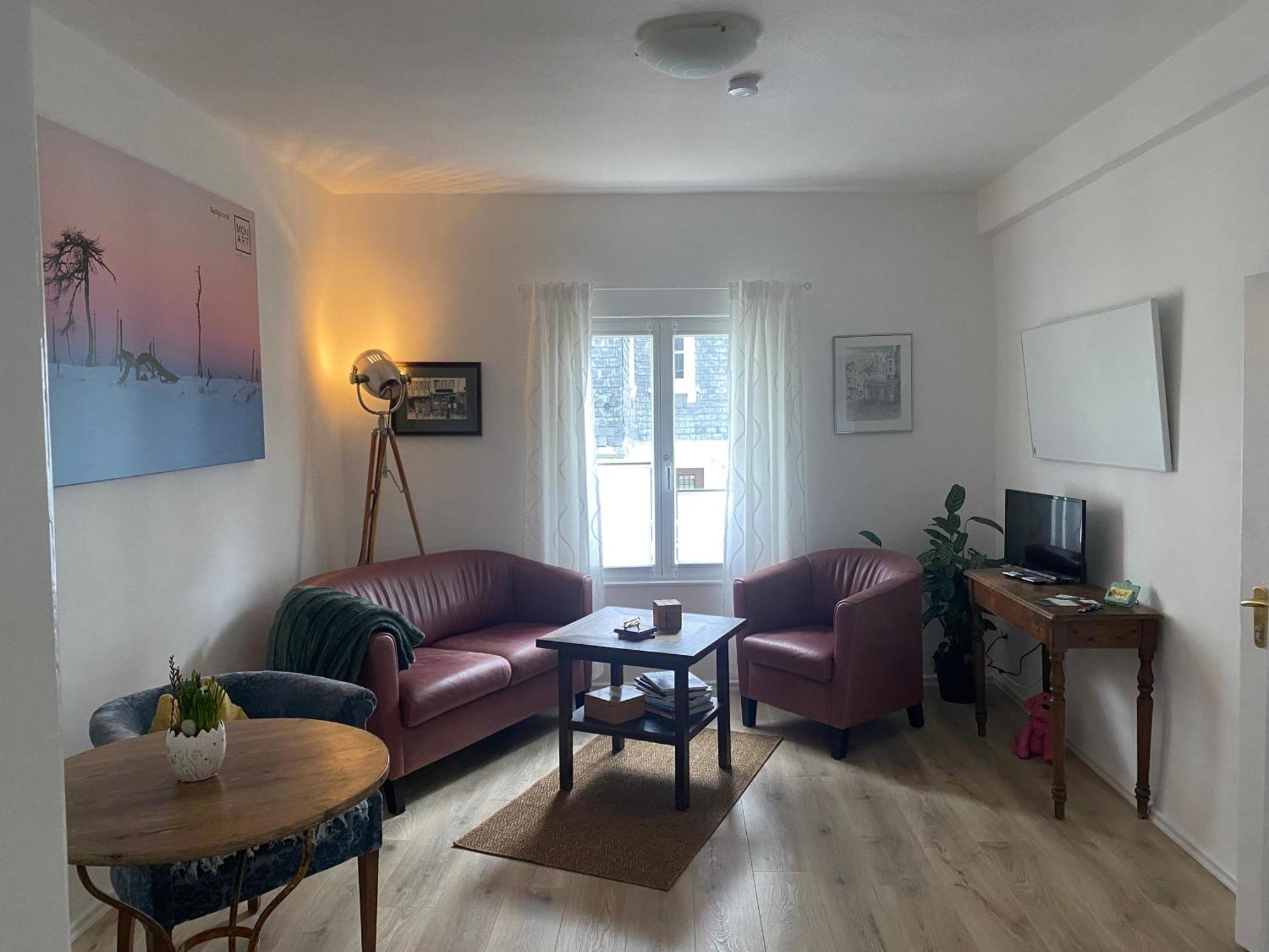 Ferienwohnung Hueftgold Schlafen & Wohnen Monschau Exterior foto